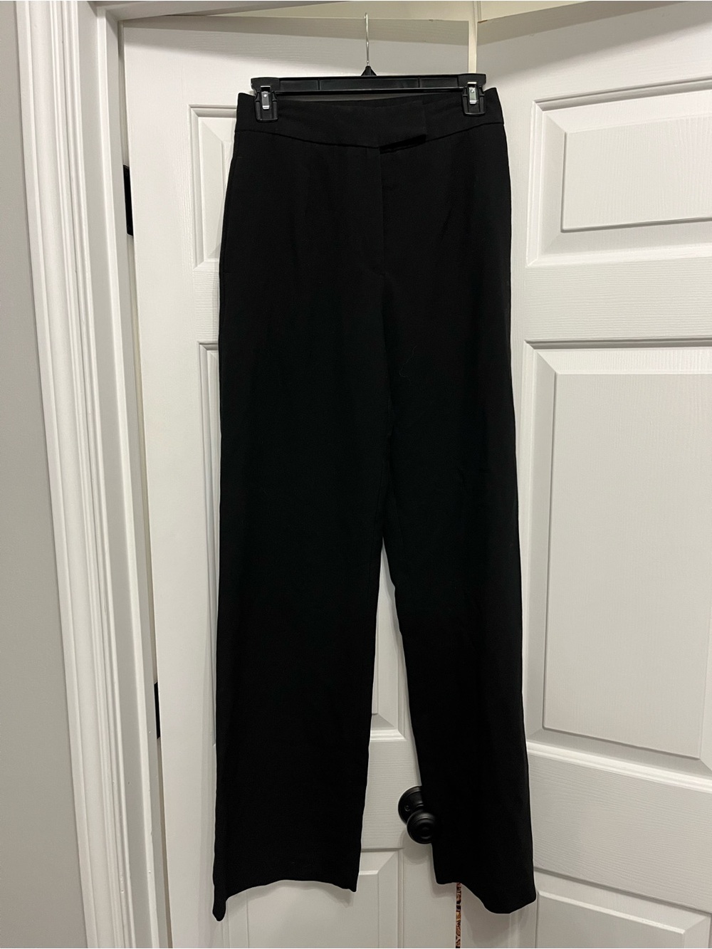 Zara Black Wide-Leg Dress Pants